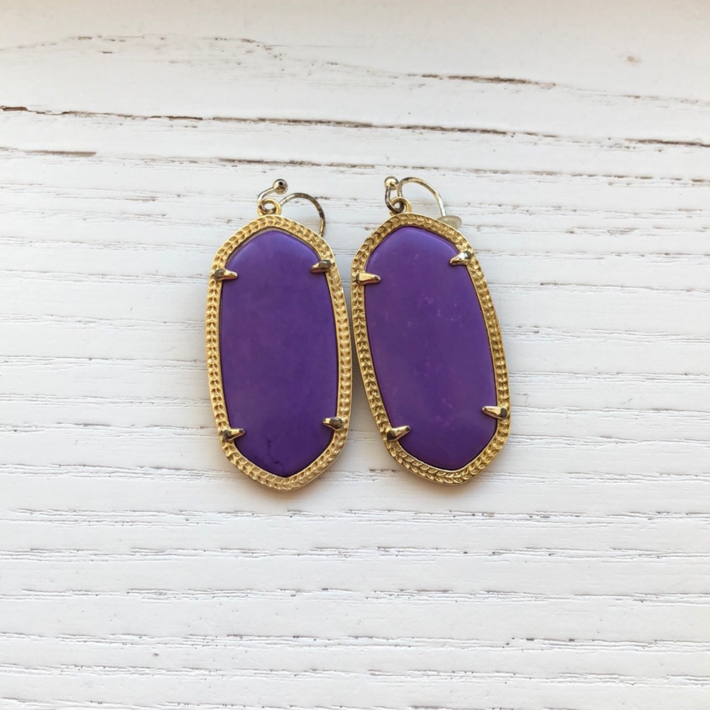 Discontinued Lavender Elle Drop Earrings